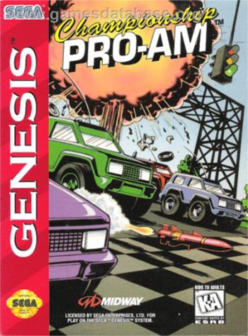Cover Championship Pro-Am for Genesis - Mega Drive